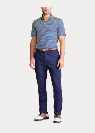 Polos Ralph Lauren Hombre Azul Rey Azules / Verdes - Classic Fit Performance - YPUSL3642